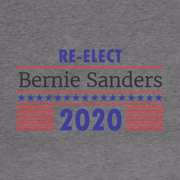 Re-Elect Bernie Sanders 2020 Stars & Stripes by PsychicCat